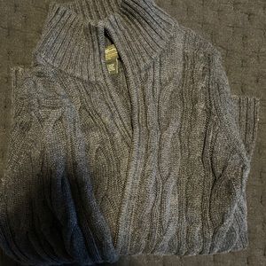 Eddie Bauer Zip Up Sweater